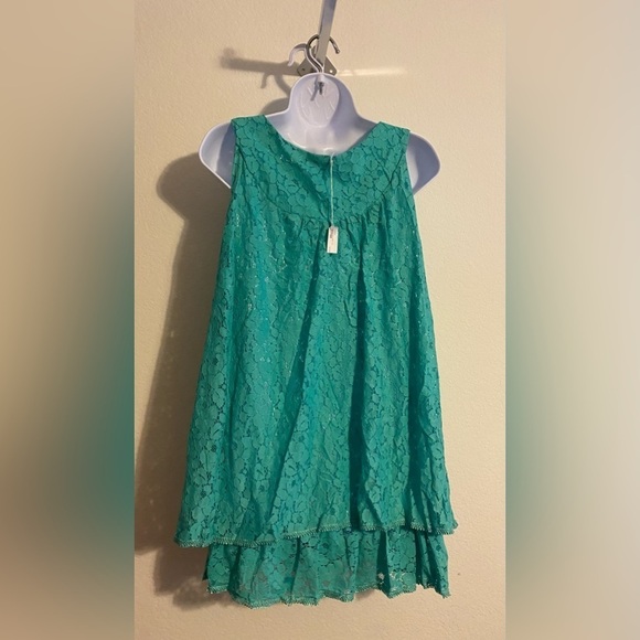 ✨NEW✨ mint green lace tunic length top - Picture 4 of 6